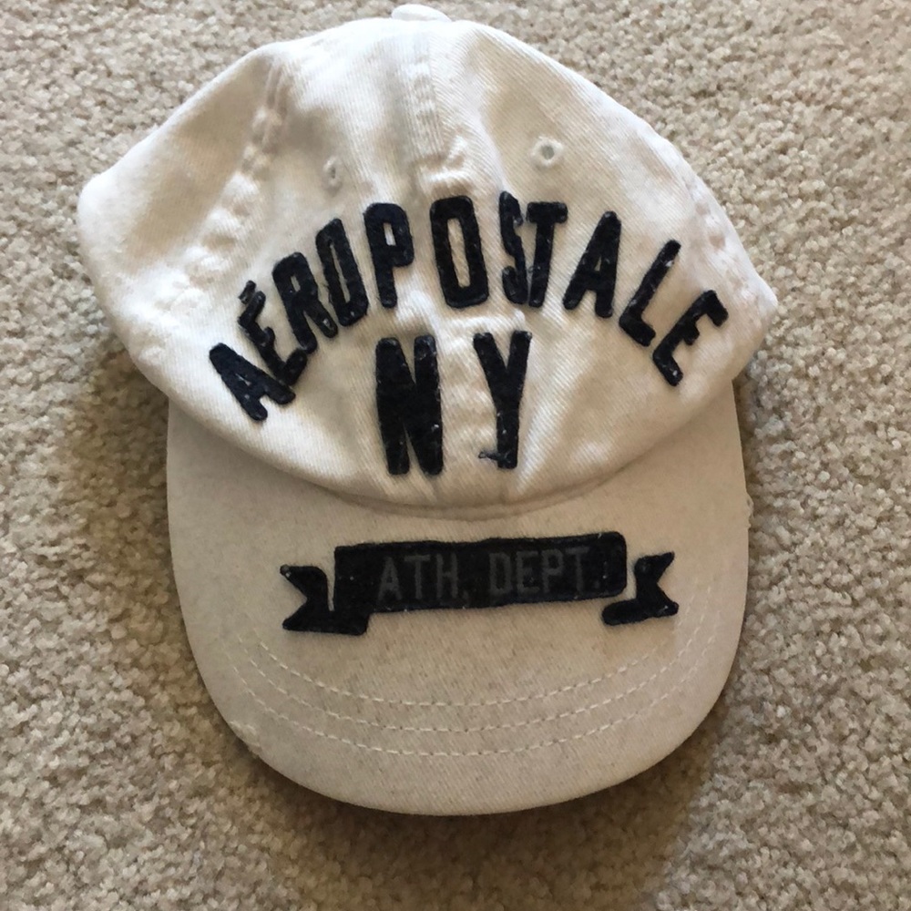 White Aeropostale NY Hat